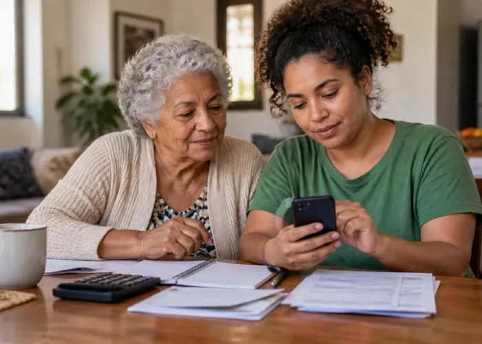 Família consulta valor e pagamento do BPC em 2026