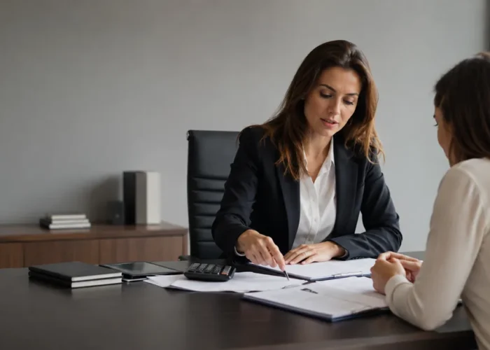 Profissional orienta trabalhadora sobre verbas rescisórias