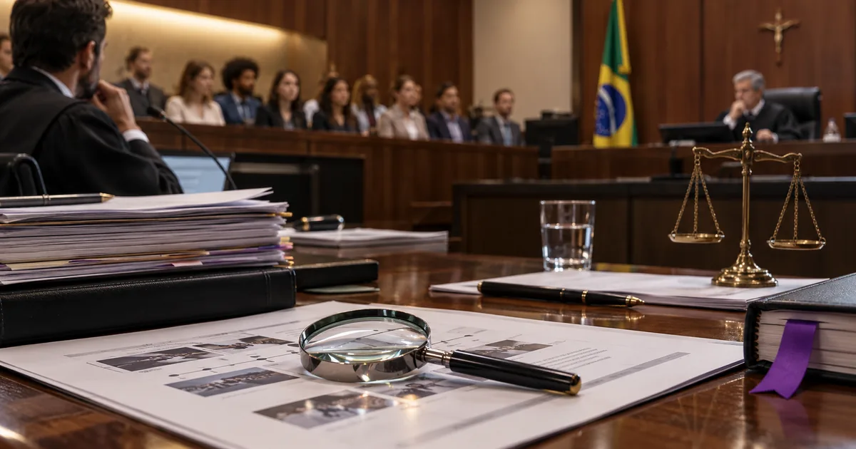 Autos e lupa diante do Tribunal do Júri representam análise probatória em acusação de feminicídio