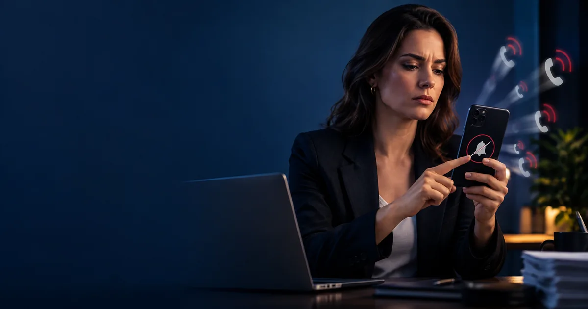 Consumidora silencia chamadas insistentes de cobrança no celular