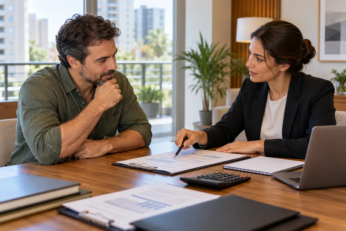 Morador e administradora conversam sobre plano de pagamento da dívida condominial