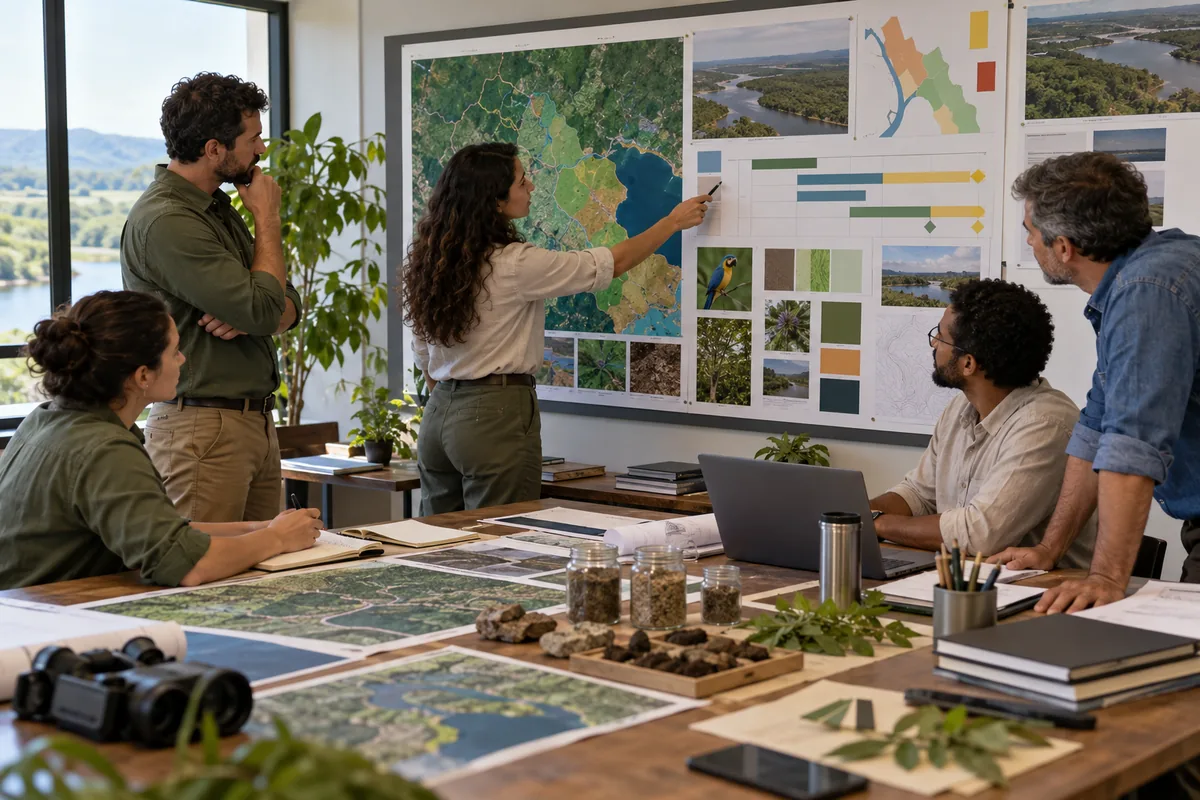 Equipe multidisciplinar organiza cronograma e informações ambientais