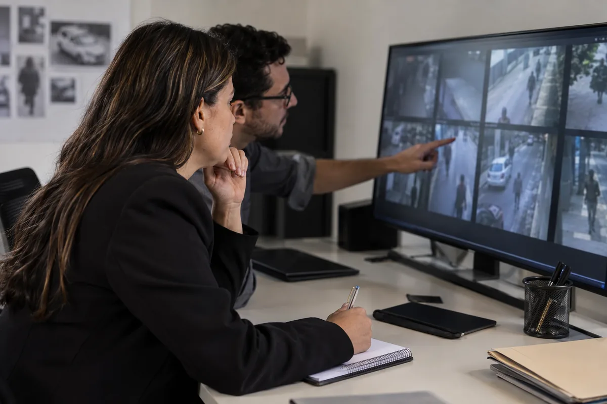 Defesa e perito analisam imagens de segurança usadas em reconhecimento
