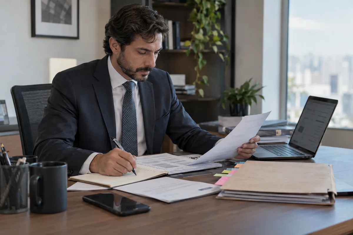 Defesa criminal analisa documentos e registros digitais do caso