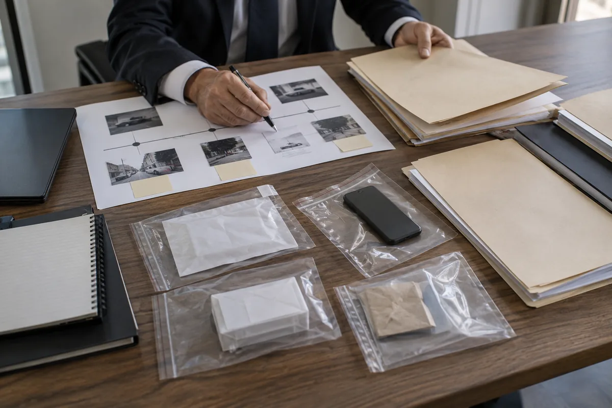 Advogado analisa elementos de prova de processo criminal