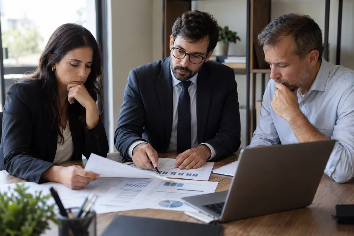 Empresários e advogados avaliam dívidas e continuidade da empresa