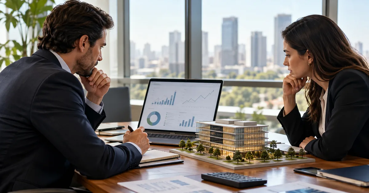 Profissionais analisam o valor de uma empresa antes da aquisição