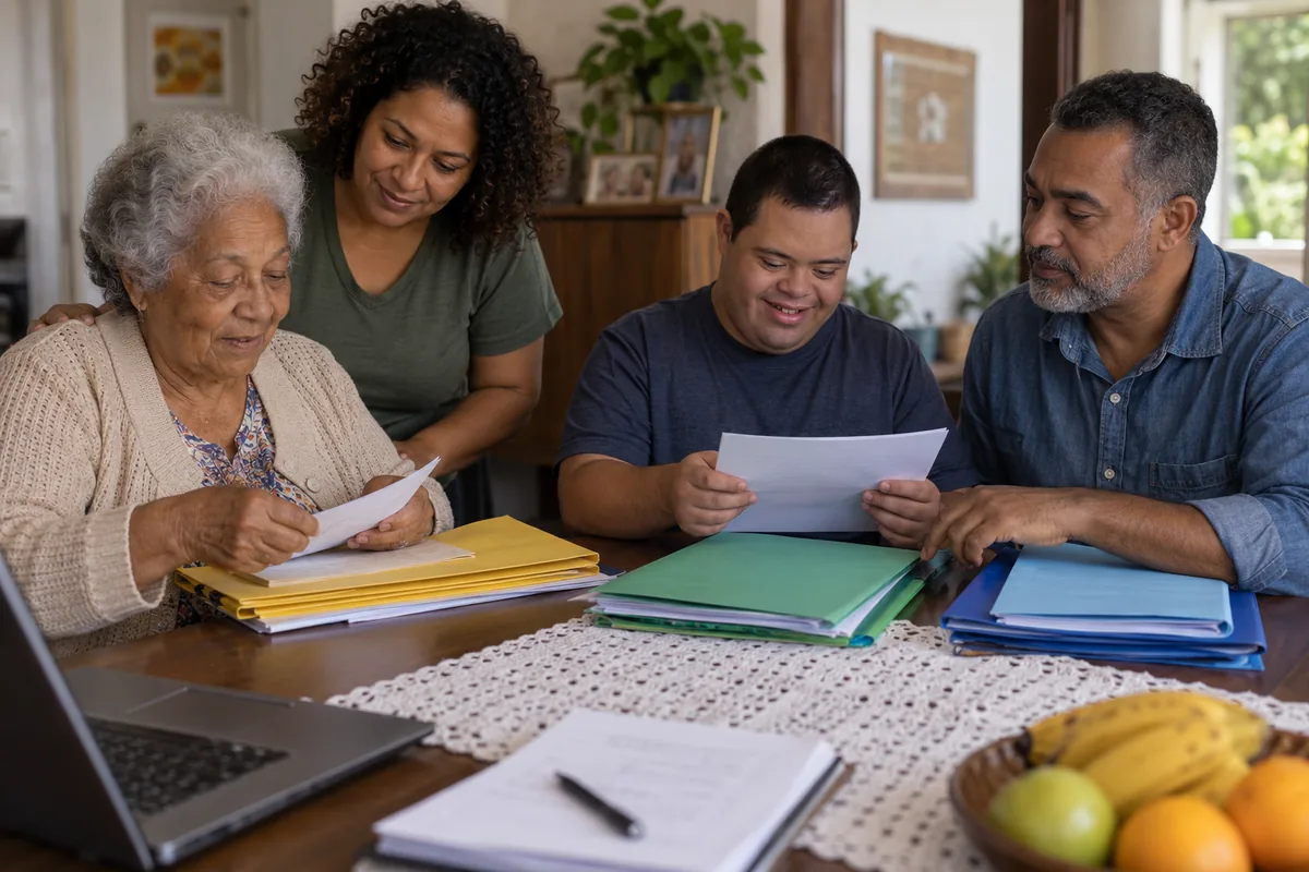 Família organiza benefícios de pessoas diferentes para cálculo do BPC