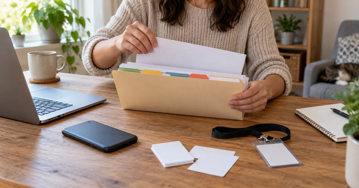 Trabalhadora organiza provas do vínculo empregatício informal