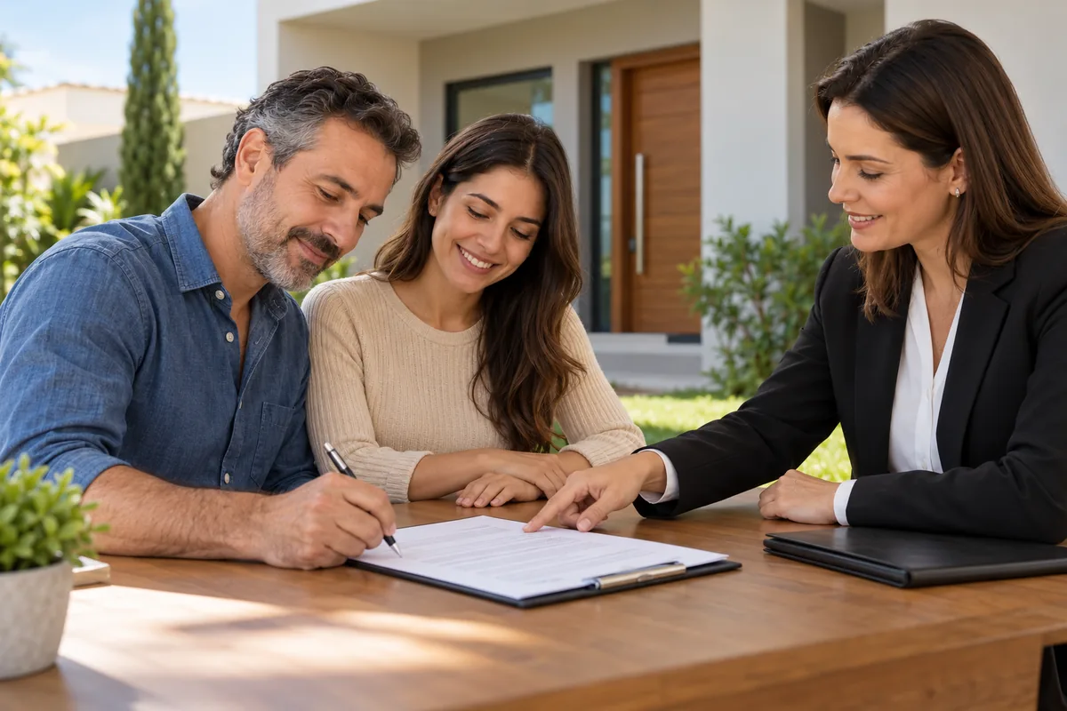 Proprietário, ocupante e advogada formalizam contrato de uso do imóvel