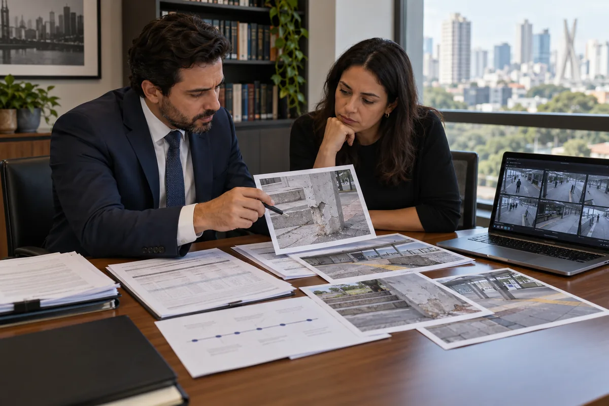 Advogado analisa fotografias, cronologia e registros de dano a patrimônio público