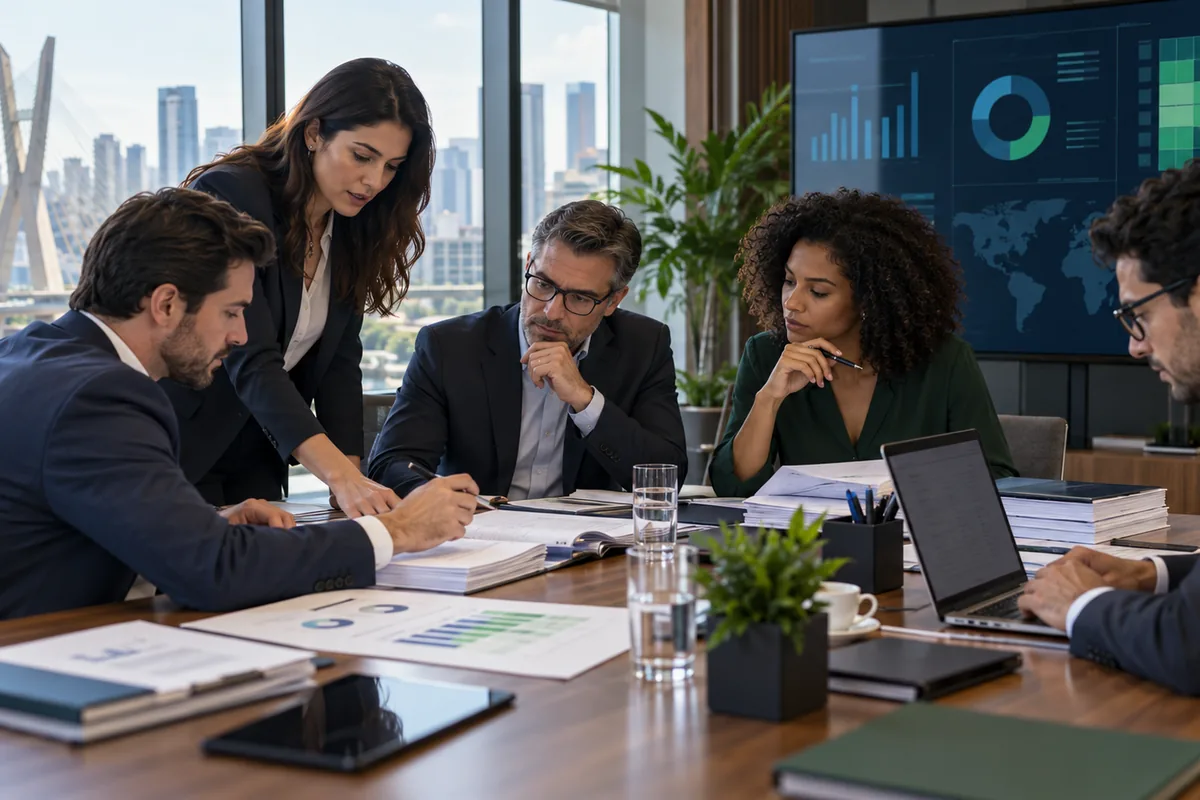 Equipe multidisciplinar revisa riscos em due diligence de M&A