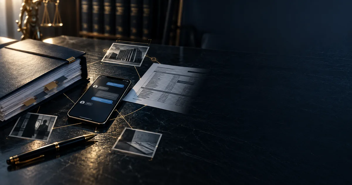 Documentos e mensagens ligados à defesa contra corrupção passiva