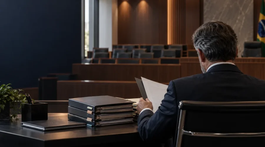 Advogado prepara defesa jurídica para crimes contra a vida