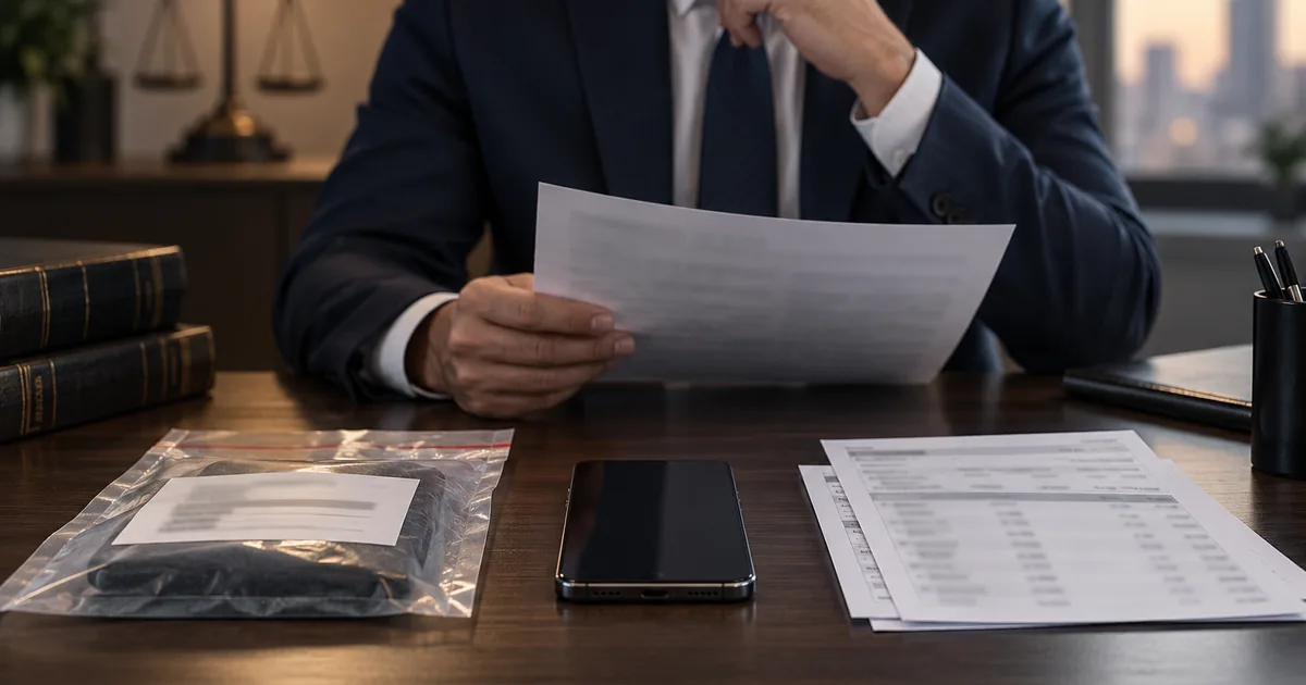 Advogado avalia evidências físicas, telefone e registros financeiros em caso de tráfico