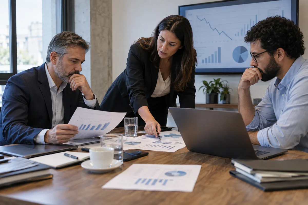 Equipe analisa caixa, dívidas e opções para recuperação da empresa