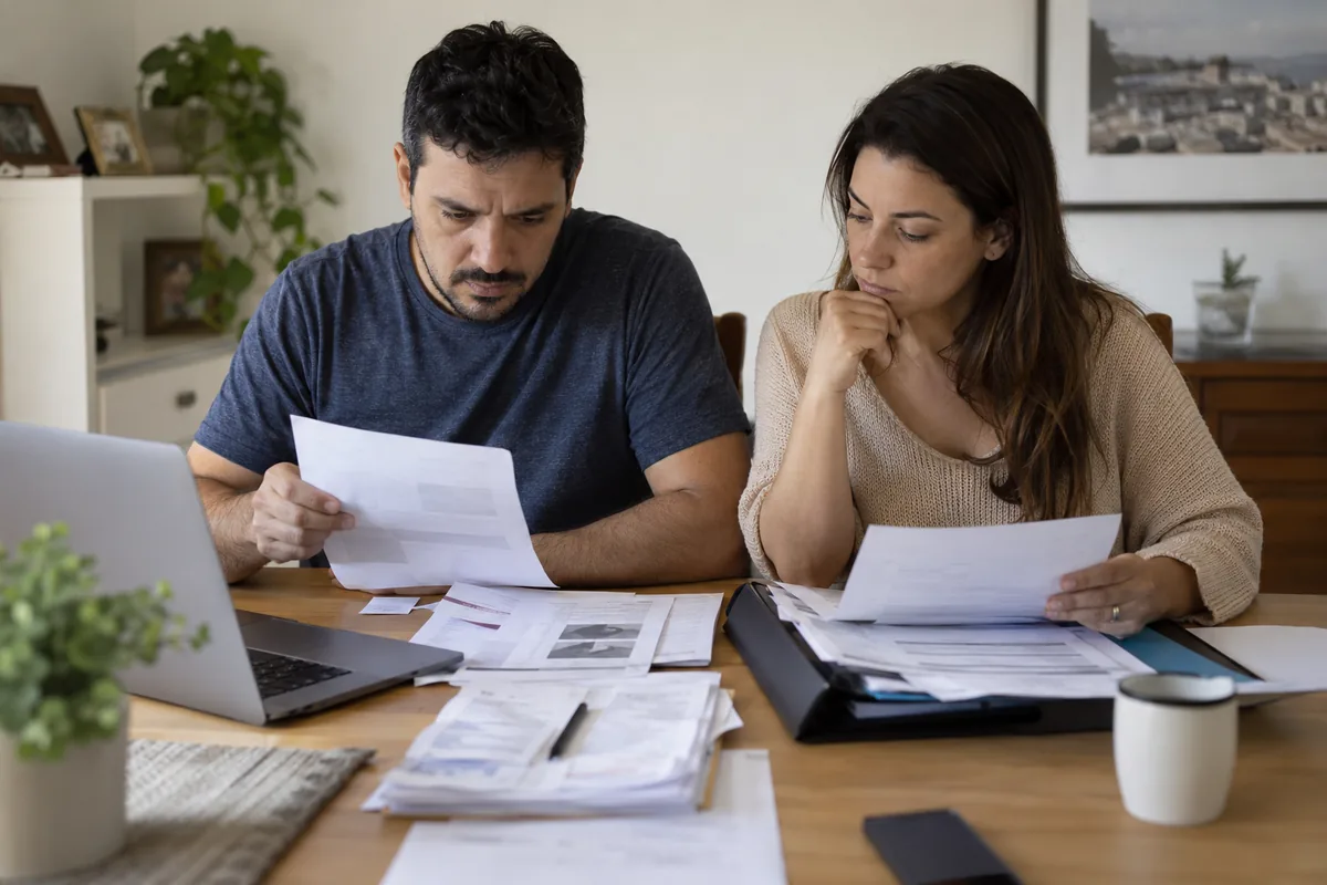 Casal organiza documentos após negativa de atendimento pelo plano