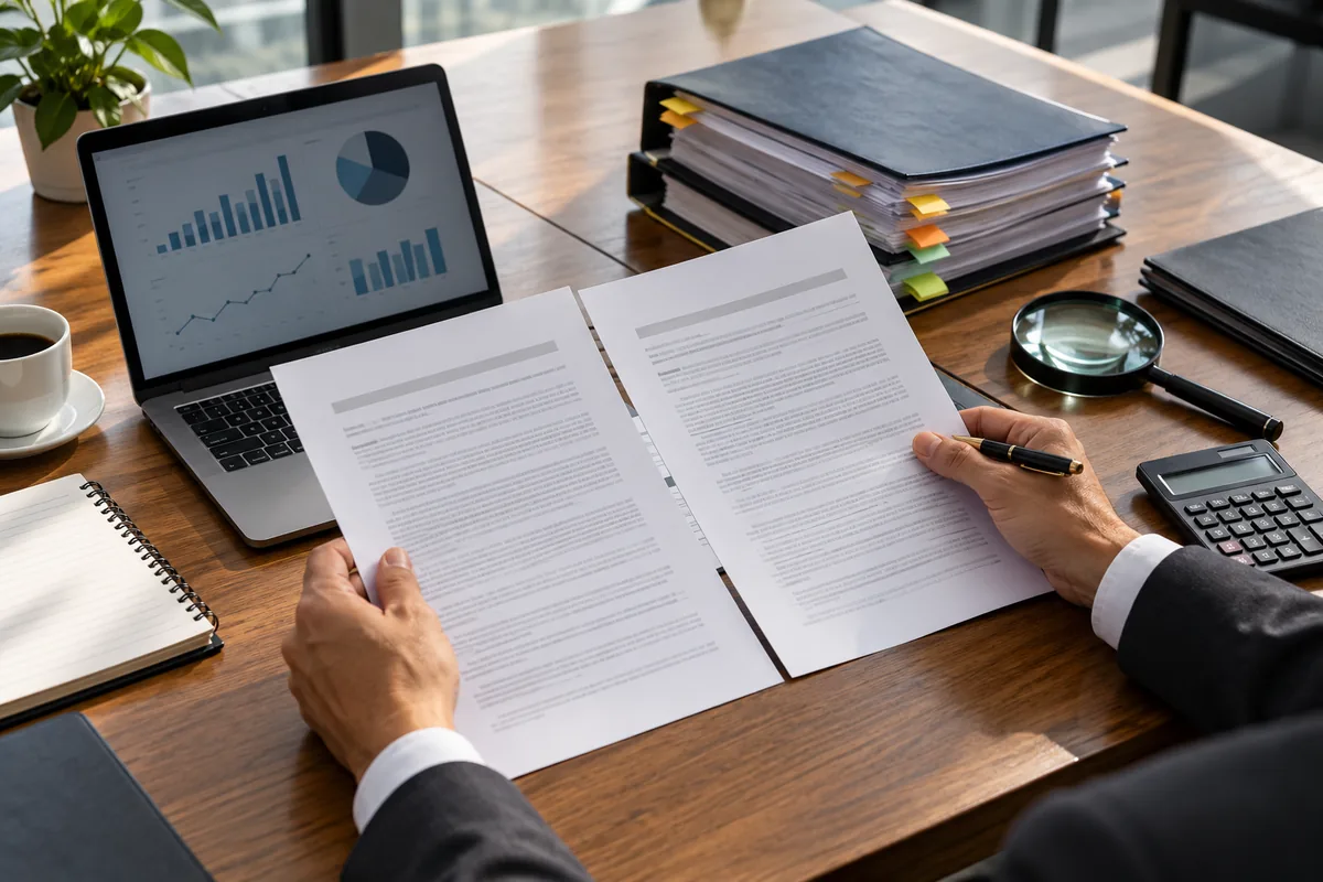 Documentos e indicadores usados na due diligence de uma aquisição