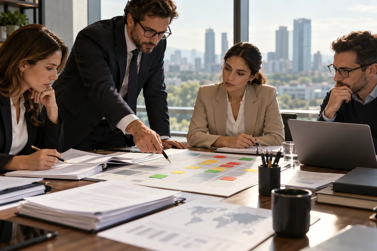 Equipe multidisciplinar classifica riscos durante due diligence de aquisição