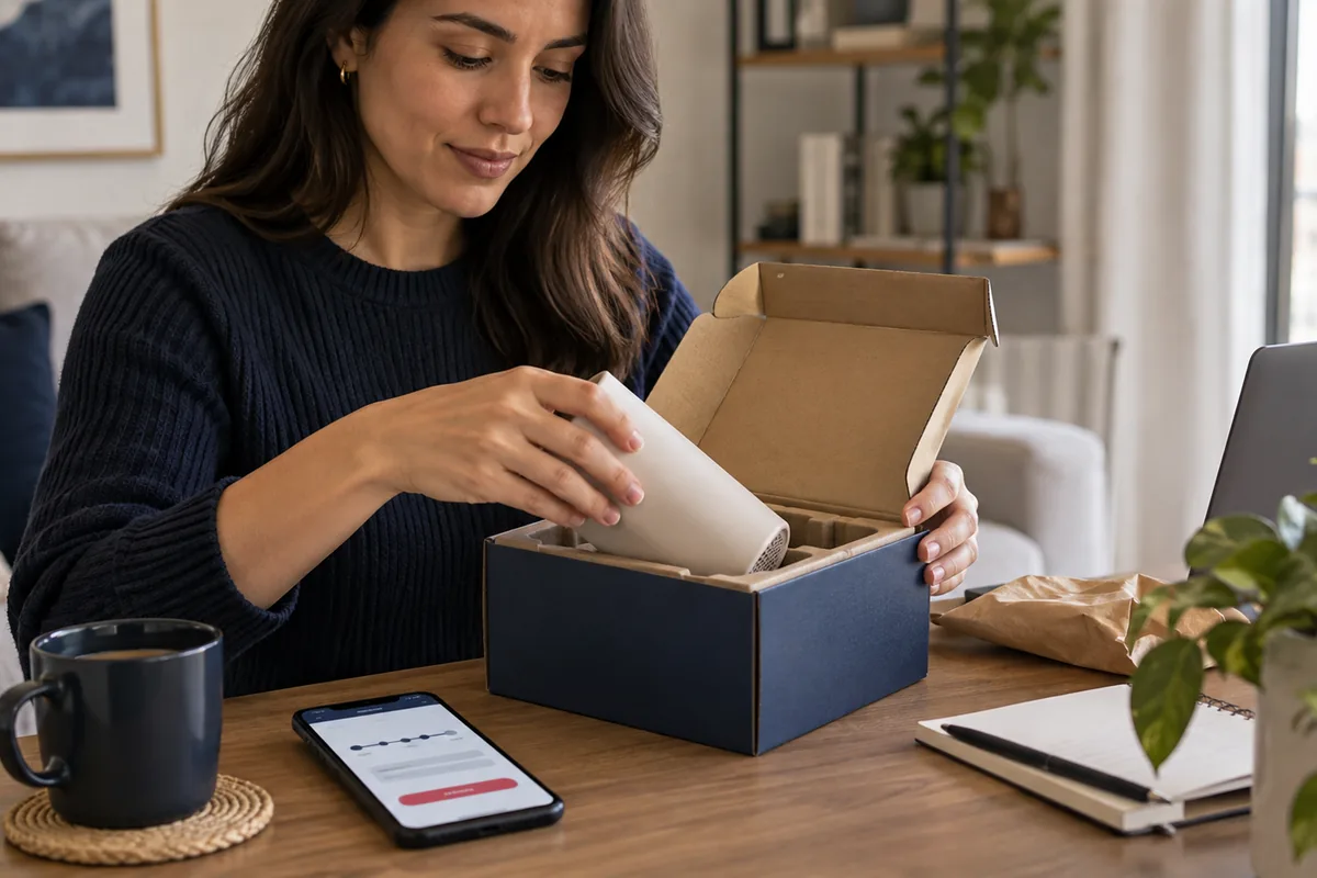 Consumidora guarda produto novo para exercer o direito de arrependimento