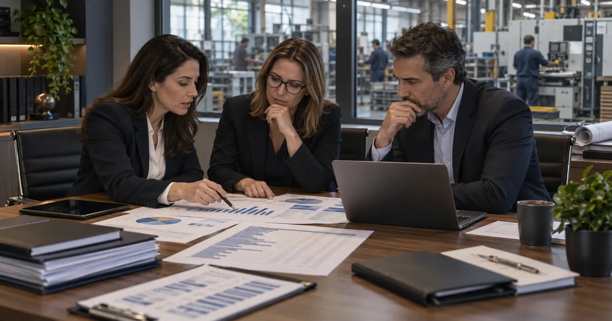 Equipe avalia finanças e operação de empresa para recuperação judicial