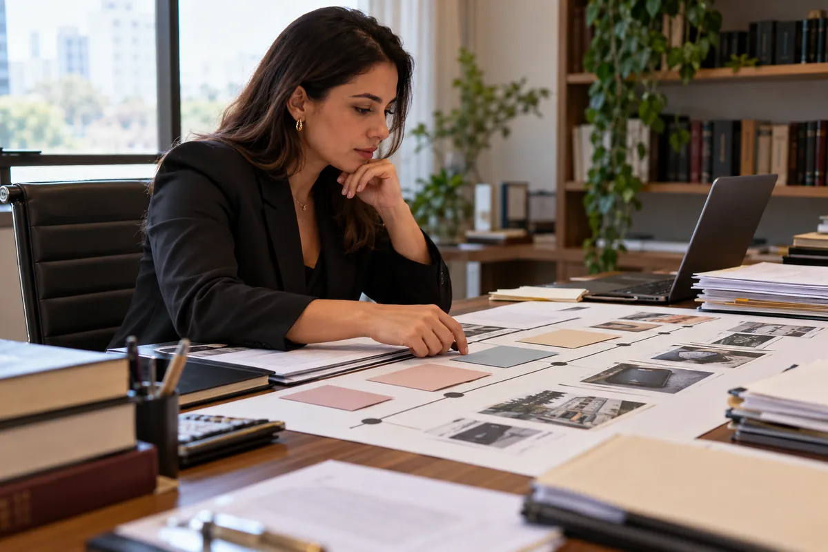 Advogada organiza cronologia e contexto probatório em acusação de feminicídio