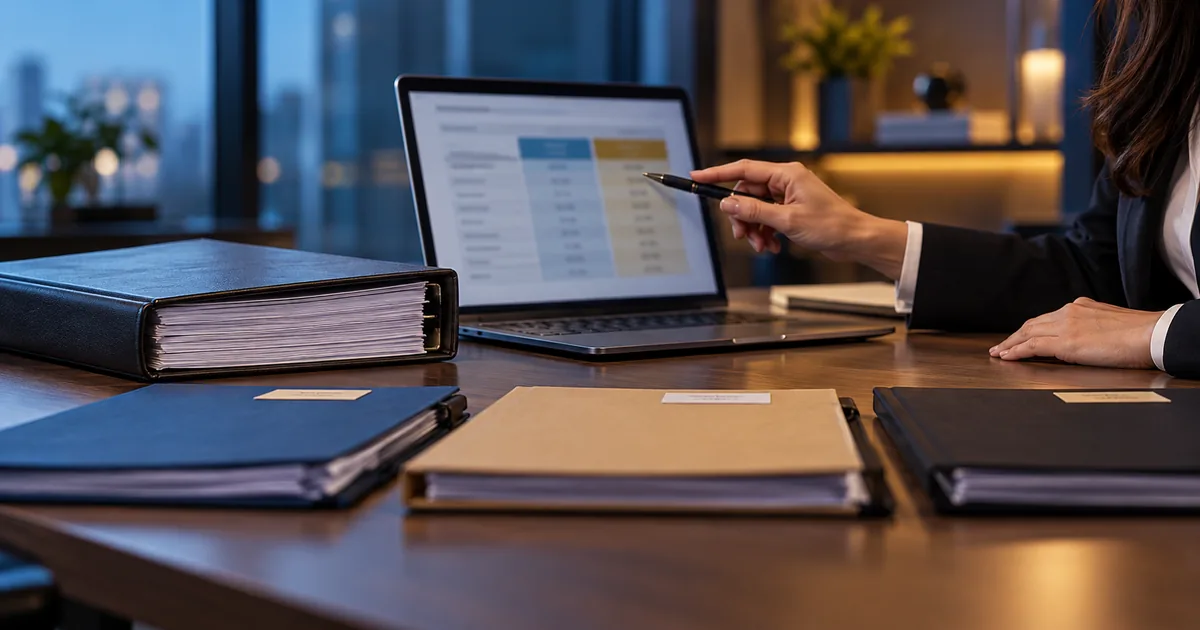 Comparação técnica de documentos e propostas em licitação