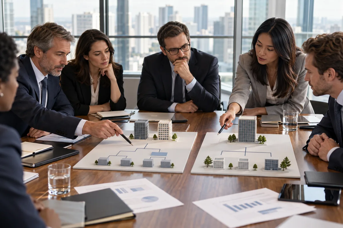 Executivos comparam estruturas de fusão e aquisição de empresas