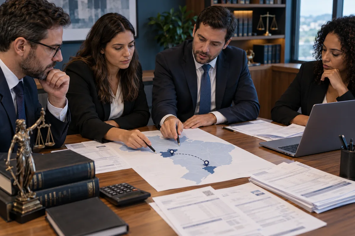 Equipe jurídica mapeia municípios e documentos de prestação de serviços