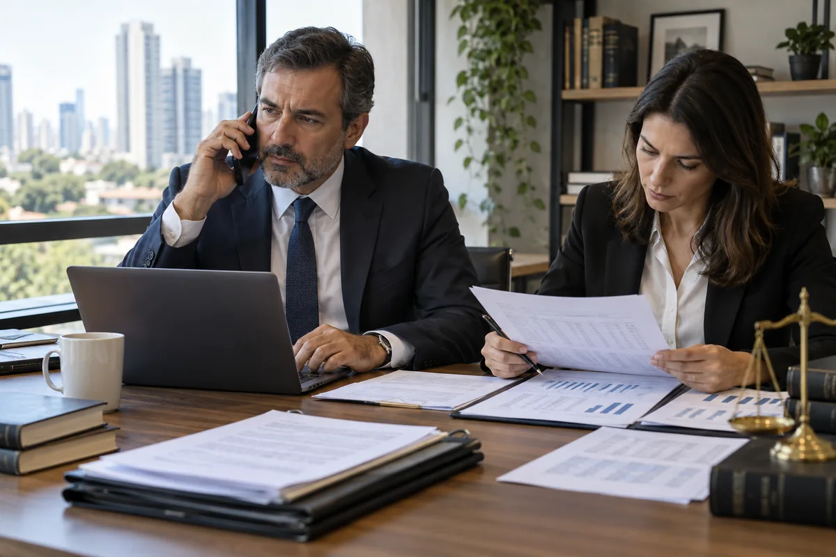 Executivos negociam dívidas e conferem fluxo de caixa e garantias