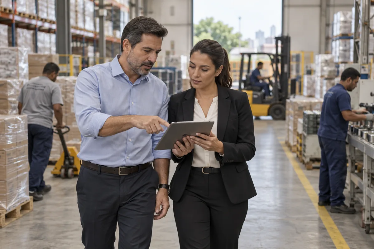 Gestores acompanham estoque e produção durante recuperação da empresa