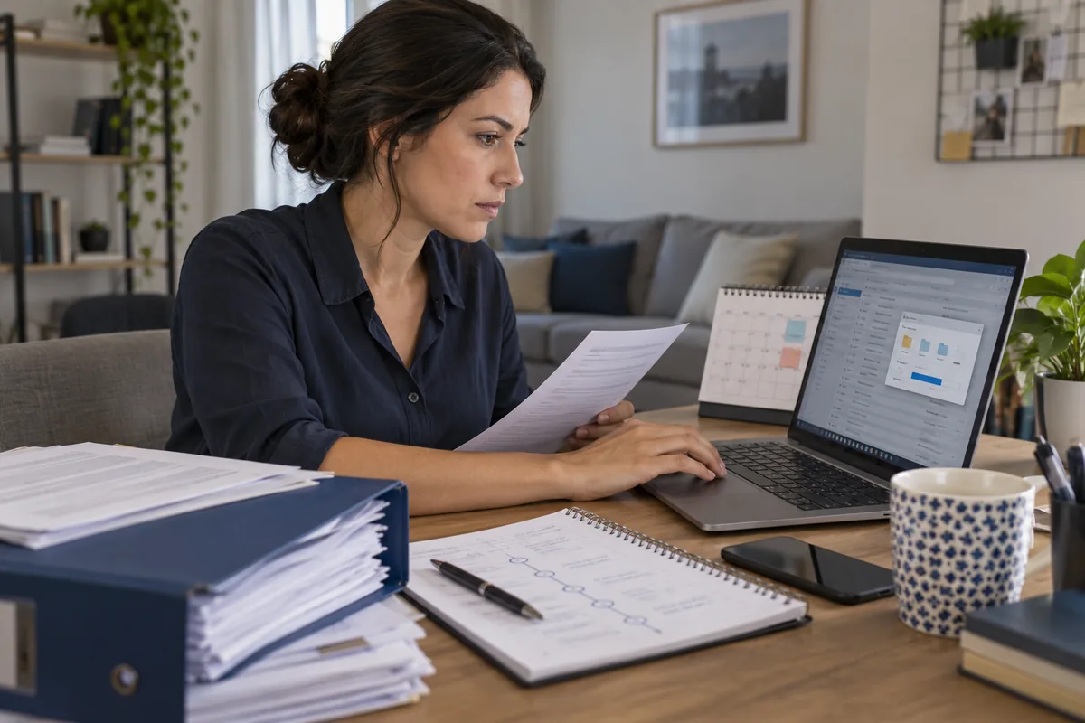 Trabalhadora organiza e-mails e cronologia de possível assédio moral