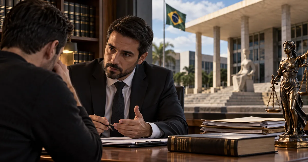 Advogado orienta cliente sobre pena e processo por estelionato