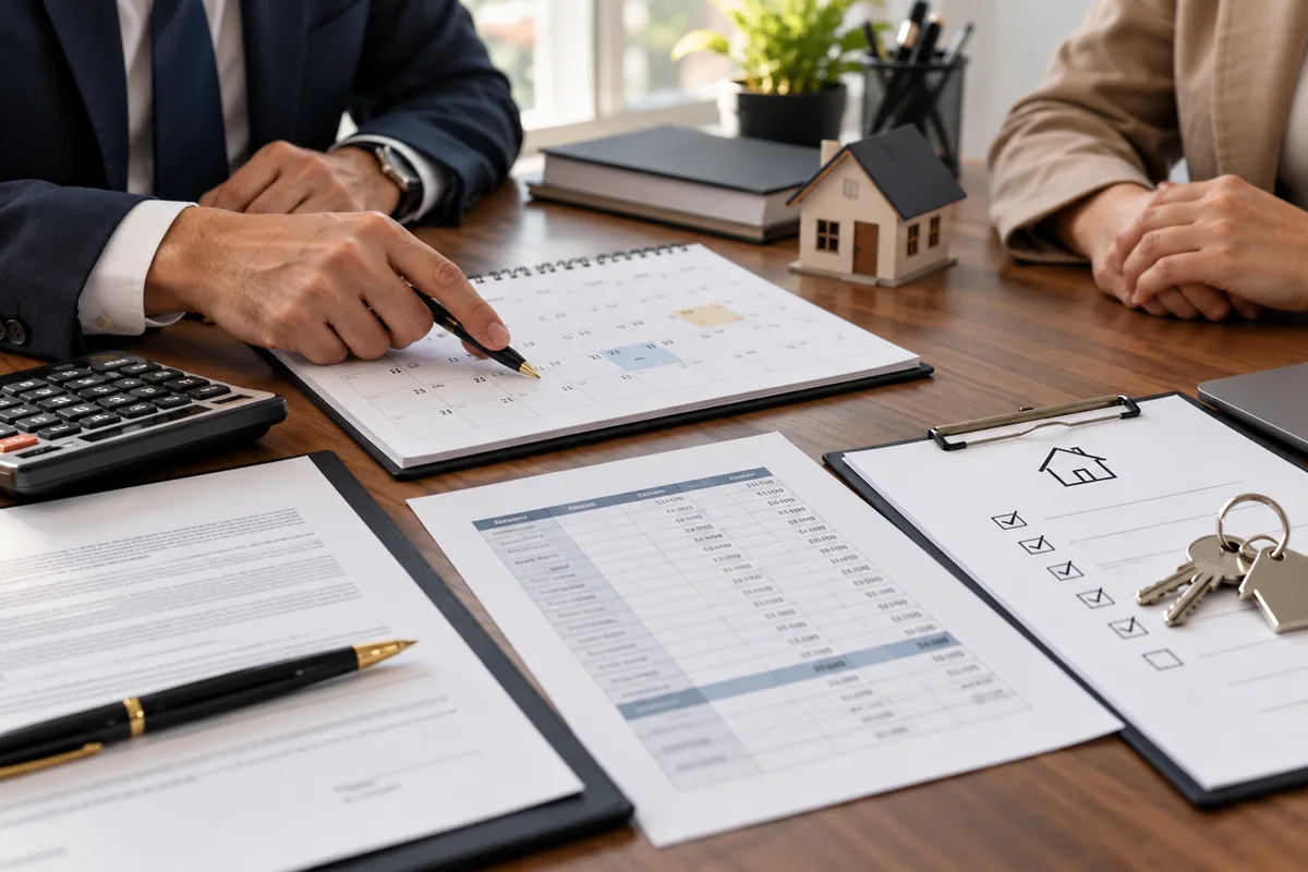Locatária organiza contrato, calendário e mudança para desocupação do imóvel
