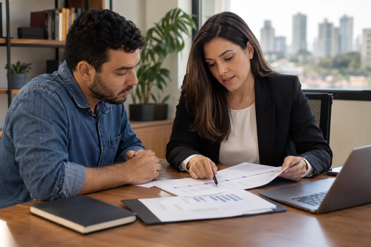 Advogada orienta trabalhador sobre provas de diferenças salariais