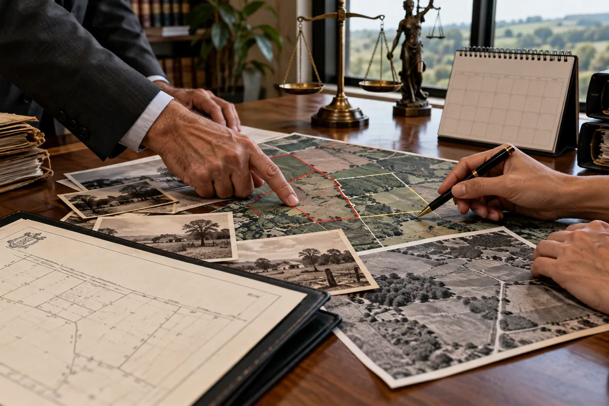 Mapas e fotografias apoiam a defesa em usucapião
