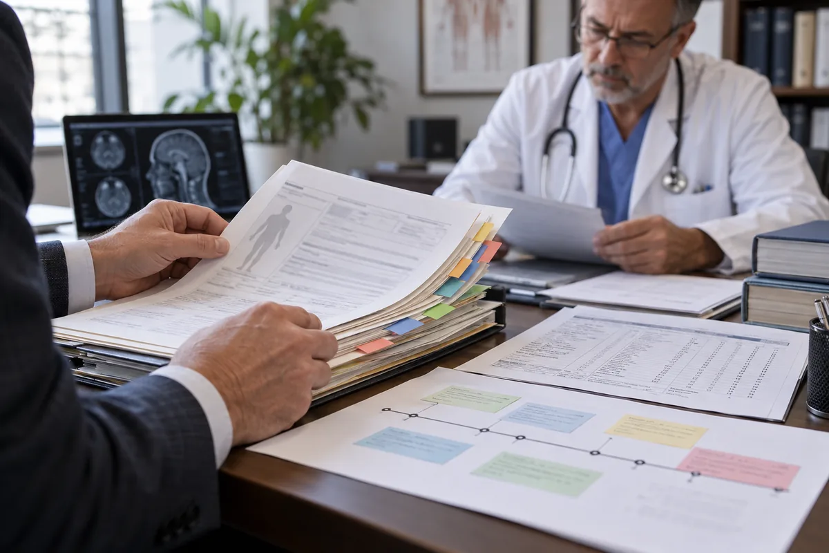 Profissionais organizam provas e cronologia de negligência médica