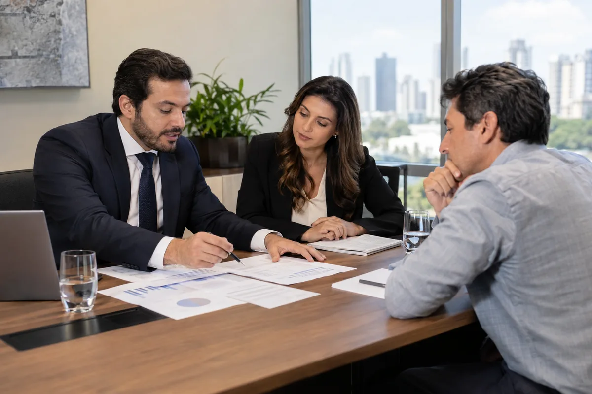 Equipe jurídica orienta contribuinte sobre defesa em auto de infração