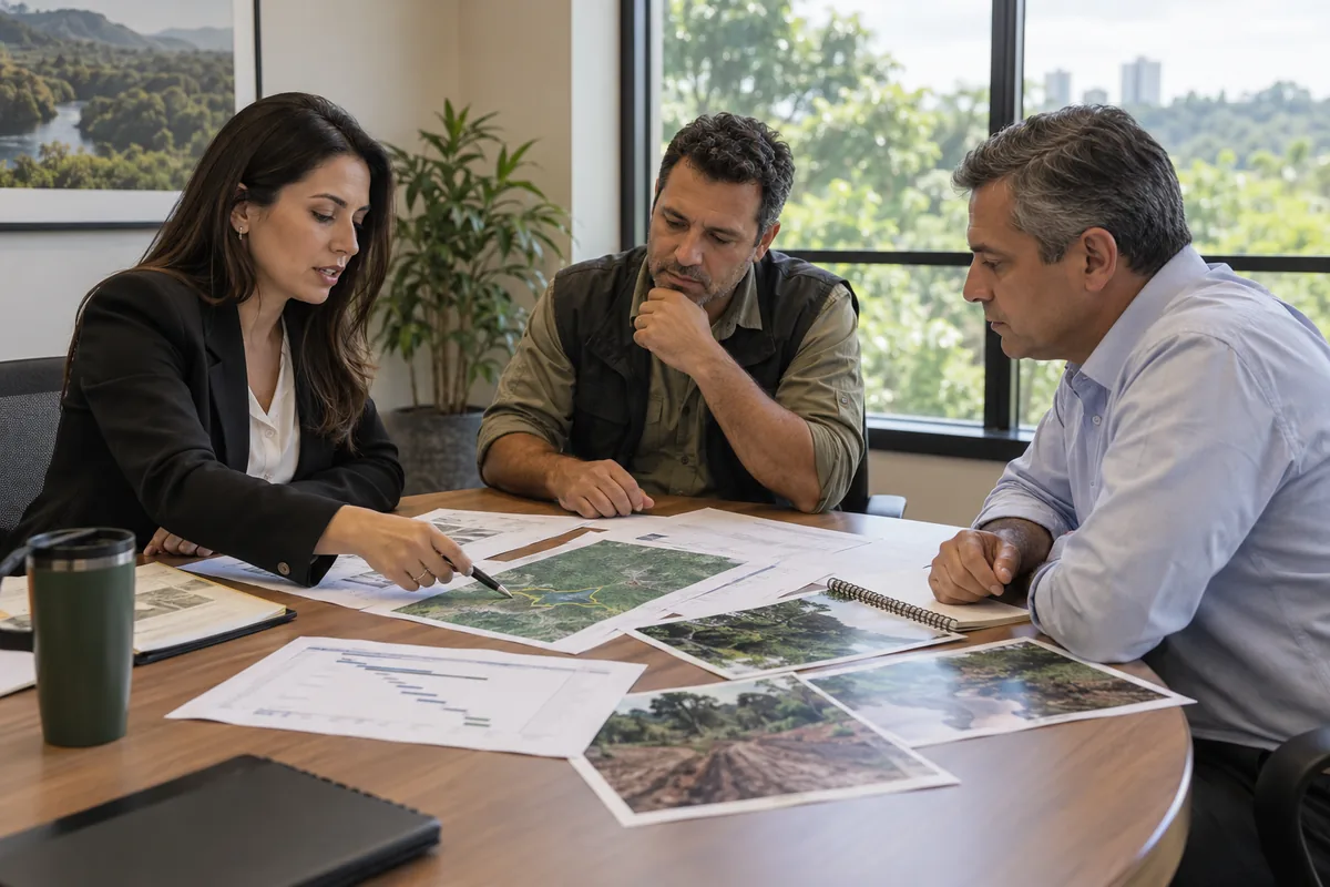 Equipe jurídica e técnica coordena cronograma de recuperação ambiental