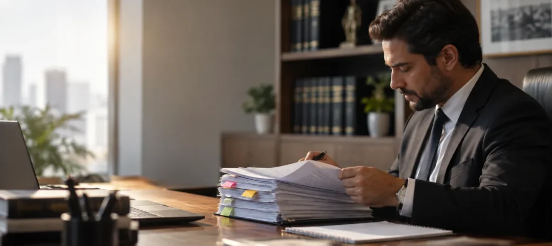 Advogado examina processo para avaliar hediondez no tráfico de drogas