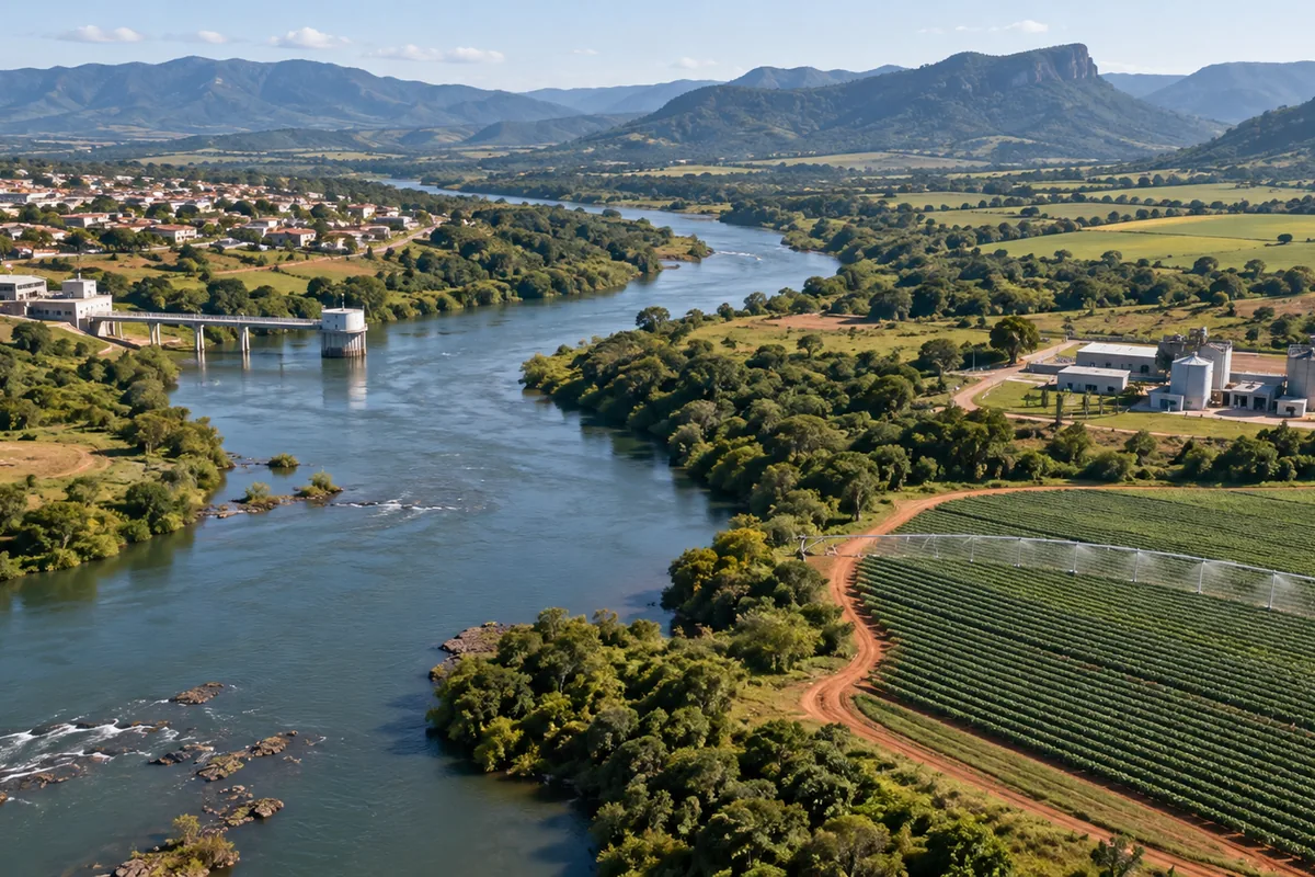 Bacia hidrográfica reúne abastecimento, irrigação e uso industrial